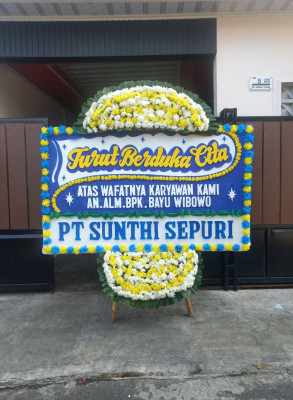 Papan Bunga Duka di Lubuk Sandi